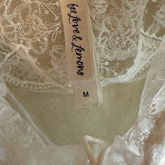 For Love & Lemons Forever Bridal Robe/Dress Size Medium - Picture 4 of 7